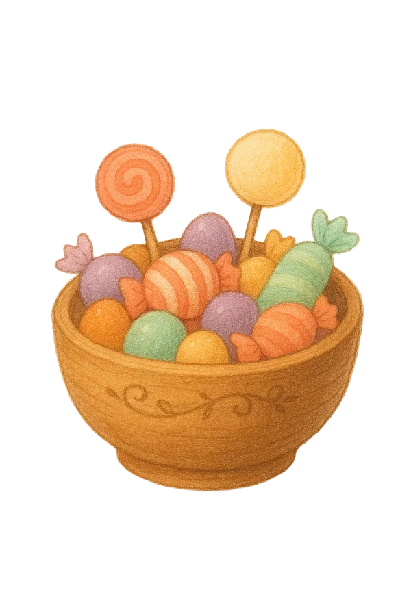Emma's candy bowl
